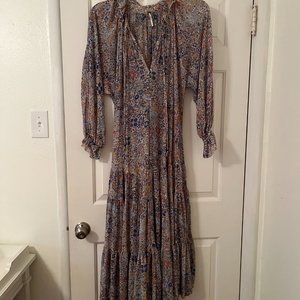 Free People floral maxi dress